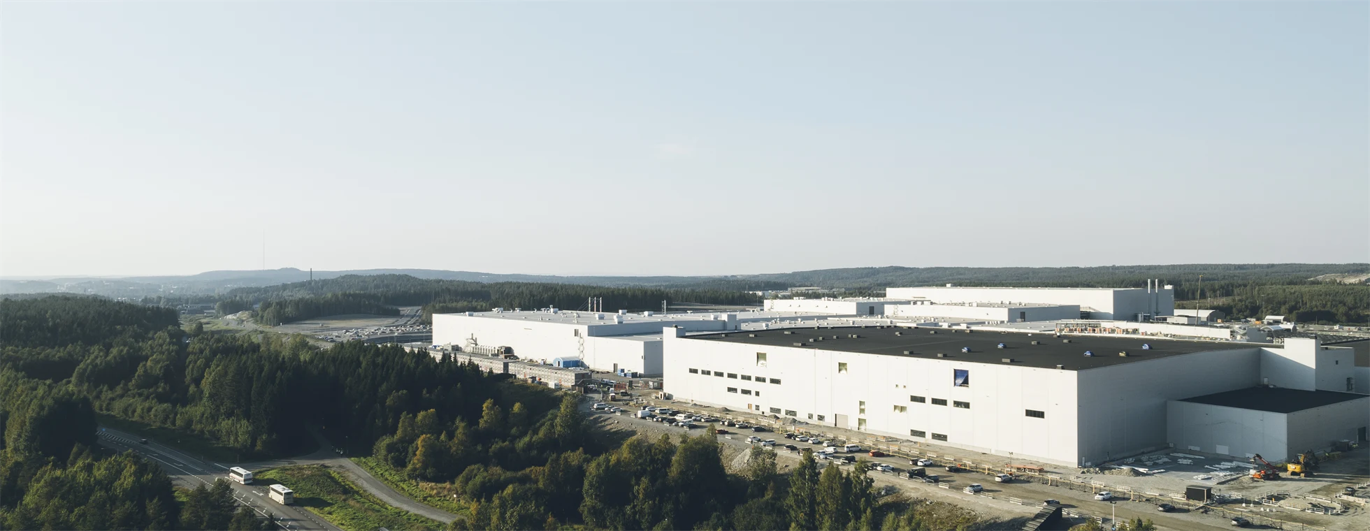 Bild av Northvolts fabrik i Skellefteå